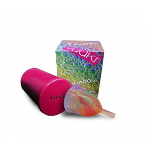 Yuuki Rainbow Menstruační kalíšek - velký Soft (měkčí) - včetně sterilizačního kelímku