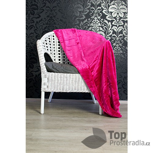 Mikroflanelová deka Premium 150x200 - Růžová